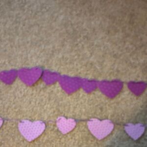 Purple Heart Garland 💜